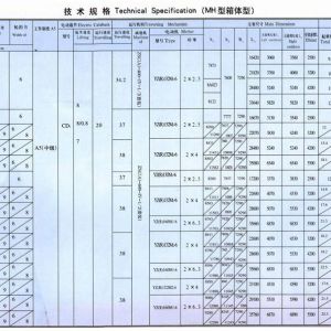 MH型3-16吨电动葫芦单梁门式起重机（箱体形状）